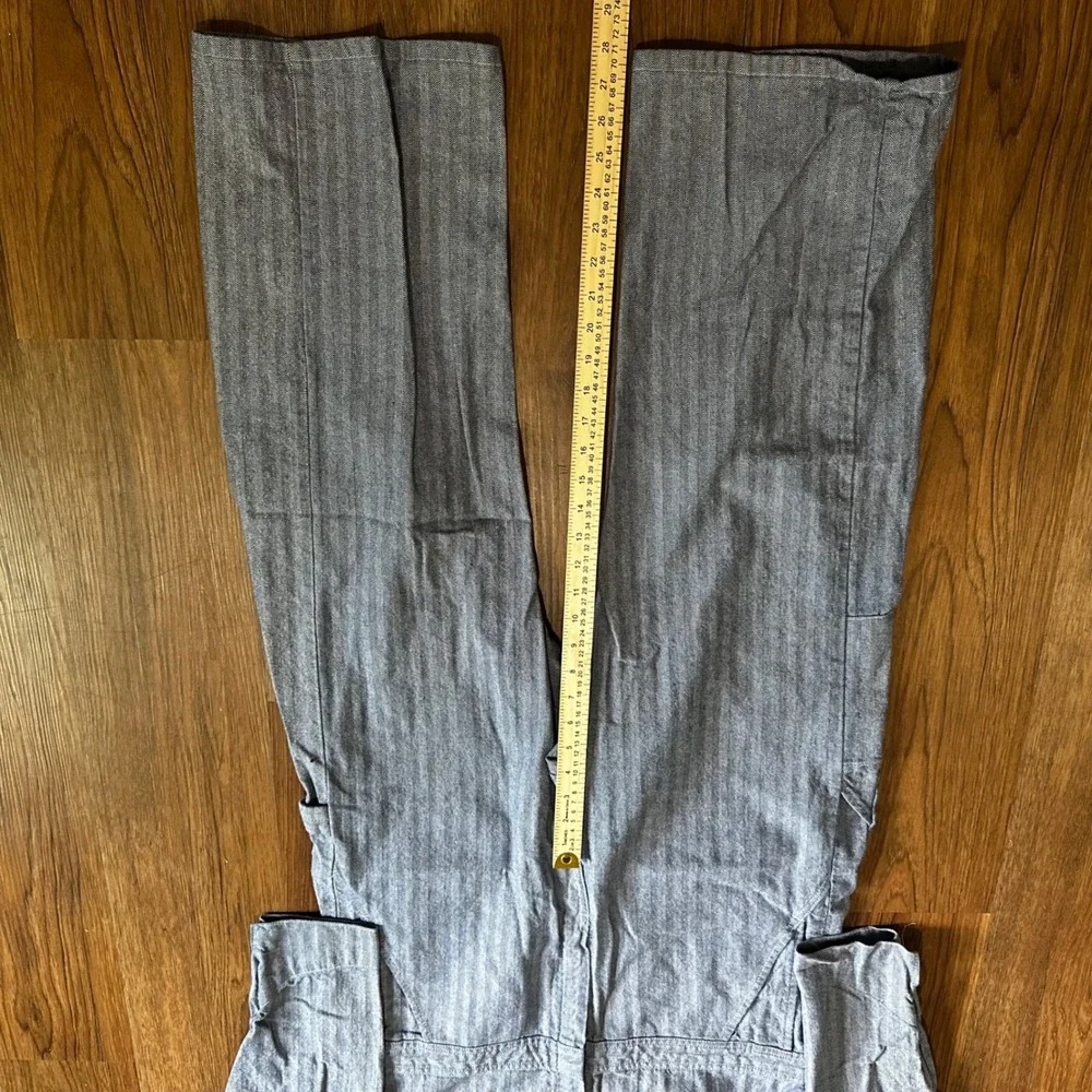 Big Ben Coveralls Mens 38 Blue Good Herringbone Vintage Workwear Boiler Suit